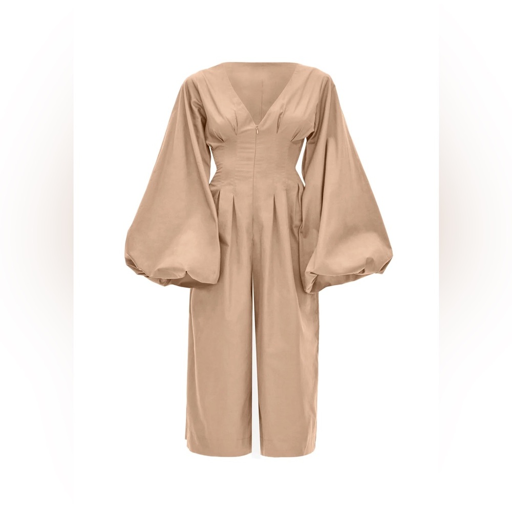 NIA CULOTTE NUDE JUMPSUIT - XL